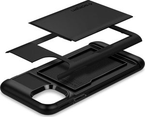 Spigen Spigen Slim Armor Cs Iphone 11 Black uniwersalny 7