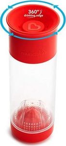 Munchkin Butelka z sitkiem czerwona 591ml 1