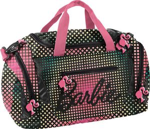 Paso Torba sportowa BAO-019 Barbie Kratka różowa 1
