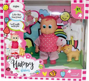 Smily Play Happy Babies Chodząca Lalka 1
