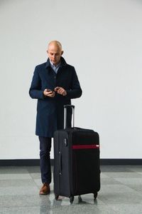 Solier Duża walizka miękka L Solier STL1316 czarno-czerwona uniwersalny 7