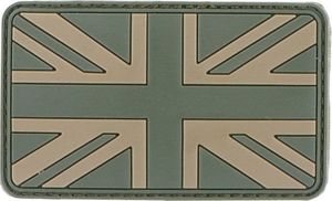 MFH MFH Naszywka z Rzepem Flaga Wielkiej Brytanii Olive uniwersalny 1