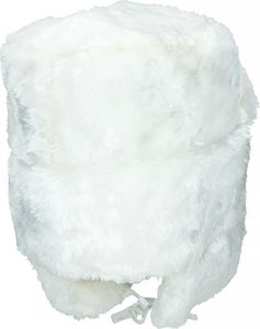 MFH Czapka uszatka rosyjska uszanka biała r. L 3