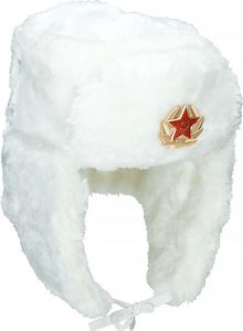 MFH Czapka uszatka rosyjska uszanka biała r. S 5