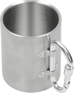 Fox Fox Outdoor Kubek Termiczny z Karabińczykiem 300 ml Srebrny uniwersalny 2