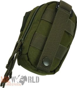 Mil-Tec Mil-Tec Etui Wyściełane na Telefon MOLLE Olive uniwersalny 4