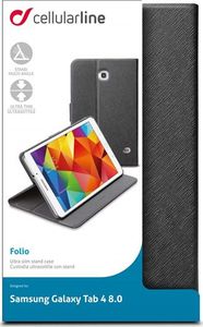 Etui na tablet Cellular Line Etui FOLIO typu książkowego dedykowane do Samsung Galaxy Tab 4 8" - czarny uniwersalny 4