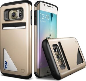 VRS Design VRS DESIGN Lific Mighty Card Defense Etui Samsung Galaxy S6 Edge złote uniwersalny 1
