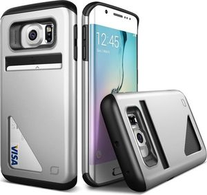 VRS Design VRS DESIGN Lific Mighty Card Defense Etui Samsung Galaxy S6 Edge srebrne uniwersalny 1