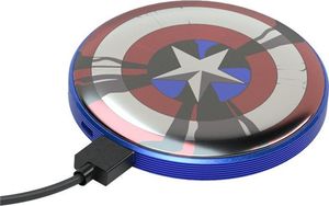Powerbank Tribe Marvel Avengers Captain America 4000 mAh Czerwono-niebieski  (PBR21601) 1