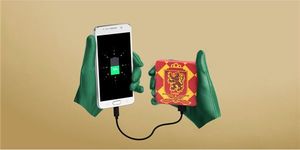 Powerbank Tribe Harry Potter Gryffindor 4000 mAh Czerwono-żółty  (PBL23700) 2