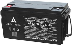 Azo Akumulator VRLA AGM bezobsługowy AP12-60 12V 60Ah 1