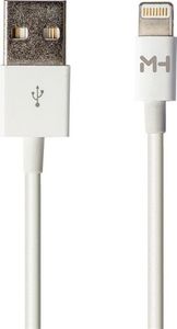 Kabel USB MustHavz iPhone 5/6/7 2m biały 1