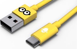 Kabel USB Tribe USB-A - microUSB 1.2 m Żółty (CMR22101) 1