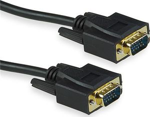 Kabel TreQ D-Sub (VGA) - D-Sub (VGA) 5m czarny (33751-uniw) 1
