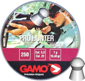 Gamo Śrut Gamo Pro Hunter 5,5 mm 250 szt. uniwersalny 1