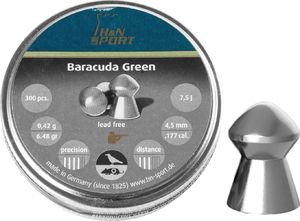 H&N Sport Śrut diabolo H&N Baracuda Green 4,5 mm 300 szt. uniwersalny 1
