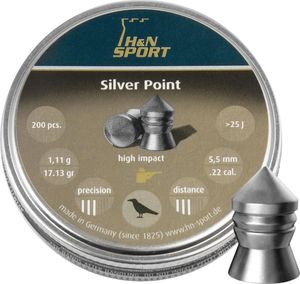 H&N Sport Śrut diabolo H&N Silver Point 5,5 mm 200 szt. uniwersalny 1