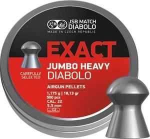 JSB Śrut diabolo Exact Jumbo Heavy 5.53mm 250szt. 1