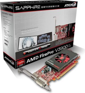 Karta graficzna Sapphire FirePro V3900 1GB GDDR3 (128-bit) DisplayPort, DVI-I (31004-26-40A) 1