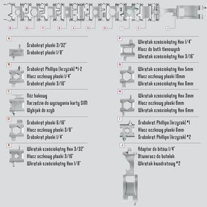 Leatherman Leatherman Bransoleta Multitool Trade uniwersalny 5
