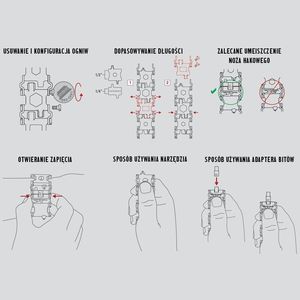 Leatherman Leatherman Bransoleta Multitool Trade uniwersalny 6