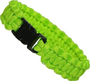 Mil-Tec Mil-Tec Bransoleta Paracord 15mm Neonowa Zieleń L 1