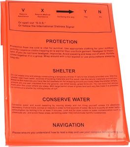 Highlander Highlander Worek Survivalowy 90x180cm Pomarańczowy uniwersalny 2