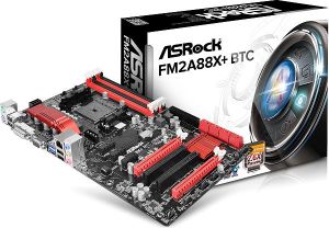 Płyta główna ASRock FM2A88X+ BTC AMD A88X Socket FM2+ (2xPCX/VGA/DZW/GLAN/SATA3/USB3/RAID/DDR3/CROSSFIRE) (FM2A88X+ BTC) 1