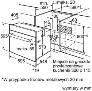 Piekarnik Bosch HBN 231E2 3