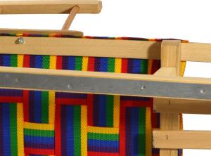 Enero Sanki drewniane z oparciem beżowe (254250-uniw) 7