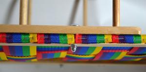 Enero Sanki drewniane z oparciem beżowe (254250-uniw) 9