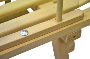 Enero Sanki drewniane z oparciem Nina 4