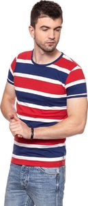 Wrangler Koszulka męska Stripe Tee True Red r. XXL (W7B29DY74) 1