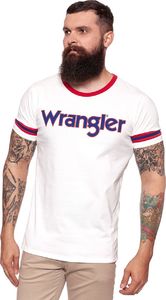 Wrangler Koszulka męska Insert Logo T Offwhite r. S (W7B28FK02) 1