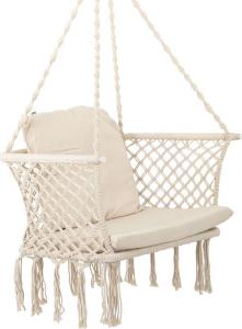 Saska Garden Hamak ażurowy fotel wiszący 72 x 62 2