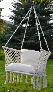 Saska Garden Hamak ażurowy fotel wiszący 72 x 62 3