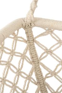 Saska Garden Hamak ażurowy fotel wiszący 72 x 62 5