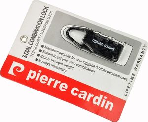 Pierre Cardin Kłódka na szyfr PIERRE CARDIN 3-DIAL COMBINATION LOCK uniwersalny 1