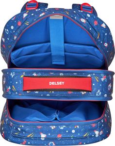 Delsey Plecak na kołach Back to School Granatowy 5
