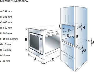 Kuchenka mikrofalowa Candy MICG25GDFN 2