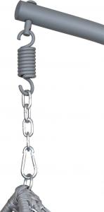 Saska Garden Fotel bujany Cocoon rozmiar XXXL z technoratanu Szary / Antracyt uniwersalny 4