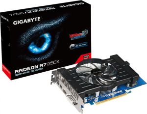 Karta graficzna Gigabyte AMD Radeon R7 250X 1GB (128bit) DDR5 DVI, HDMI, DP PCI-E (GV-R725XOC-1GD) 3