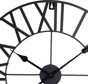 Segnale zegar ścienny metalowy duży Retro Loft 47 cm uniwersalny 2