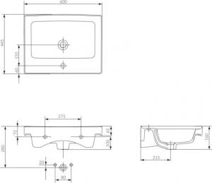 Cersanit Crea 59.4 cm biały (S801-278) 3