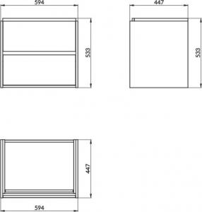 Cersanit Crea 59.4 cm biały (S801-278) 4