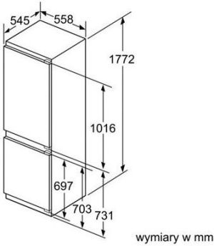 Lodówka Siemens KI86SKD41 Biała 3