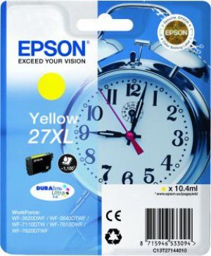 Tusz Epson T2714 żółty XL DURABrite C13T27144010 1