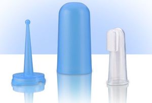 Reer Szczoteczka do zębów na palec + pojemnik, REER uniwersalny 5