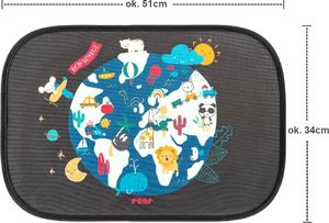 Reer Przeciwsłoneczna osłonka elektrost 2szt UV50+ REER uniwersalny 3